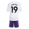 Manchester United Bryan Mbeumo #19 Bortedraktsett Barn 2025-26 Kortermet (+ korte bukser)